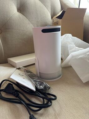 HY300Pro Smart Projector with Quick Installation Guide - White Cover